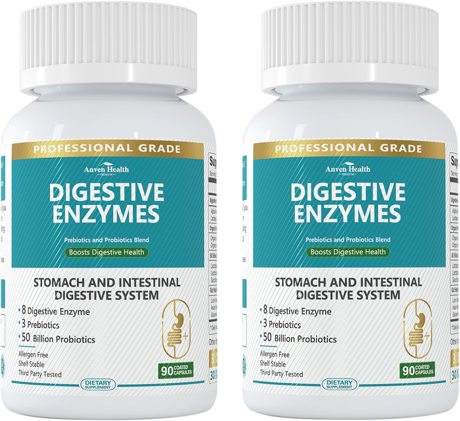 800mg Digestive Enzymes for Men and Women with Probiotics