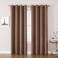 Room Darkening Curtains 80 in 2 Panels Set - Blackout Thermal Drapes