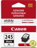 Canon PG-245 XL Genuine Black Ink Cartridge - Reliable Everyday Prints