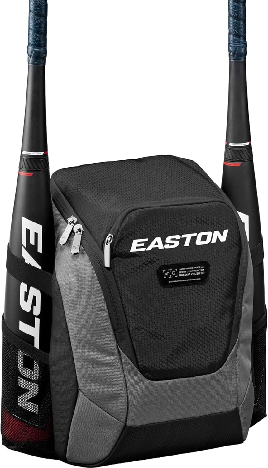 Easton Dugout Youth Backpack Equipment Bag for Baseball & Softball