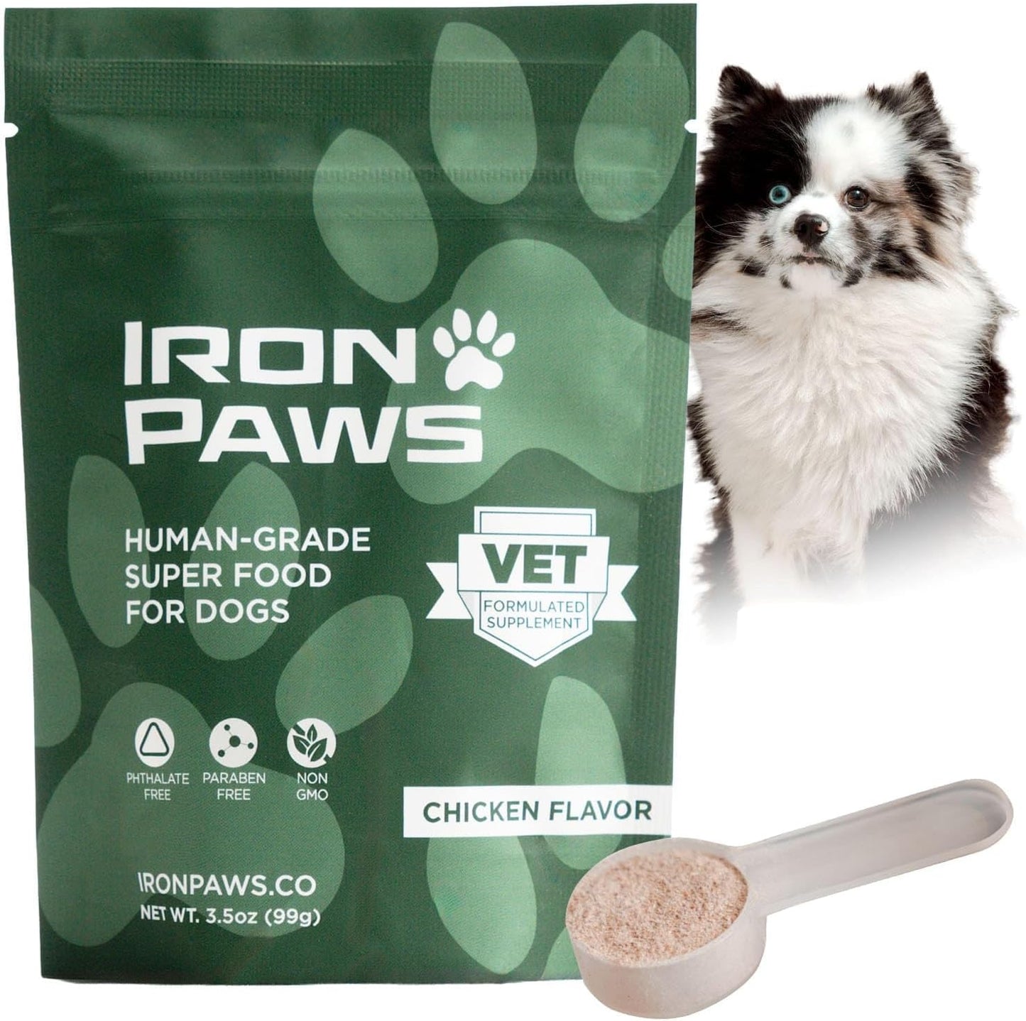 Human-Grade Superfood for Dogs - Premium Greens Powder Supplement