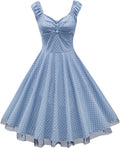 Nihsatin 1950s Retro Rockabilly Swing Dress for Classic Style