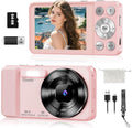 64MP 4K Digital Camera - Compact Point and Shoot for Travel