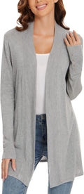 Stylish Long Sleeve Open Front Knit Cardigan for Women