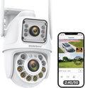 BOAVISION 5G/2.4G WiFi Outdoor Security Camera with Dual Lens