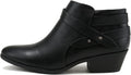 Soda SWEETEN Women's Closed Toe Multi Strap Ankle Bootie (Style MWQX)