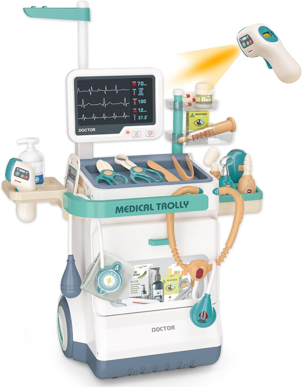 Deluxe Doctor Kit for Kids - 26 Piece Medical Toy Set