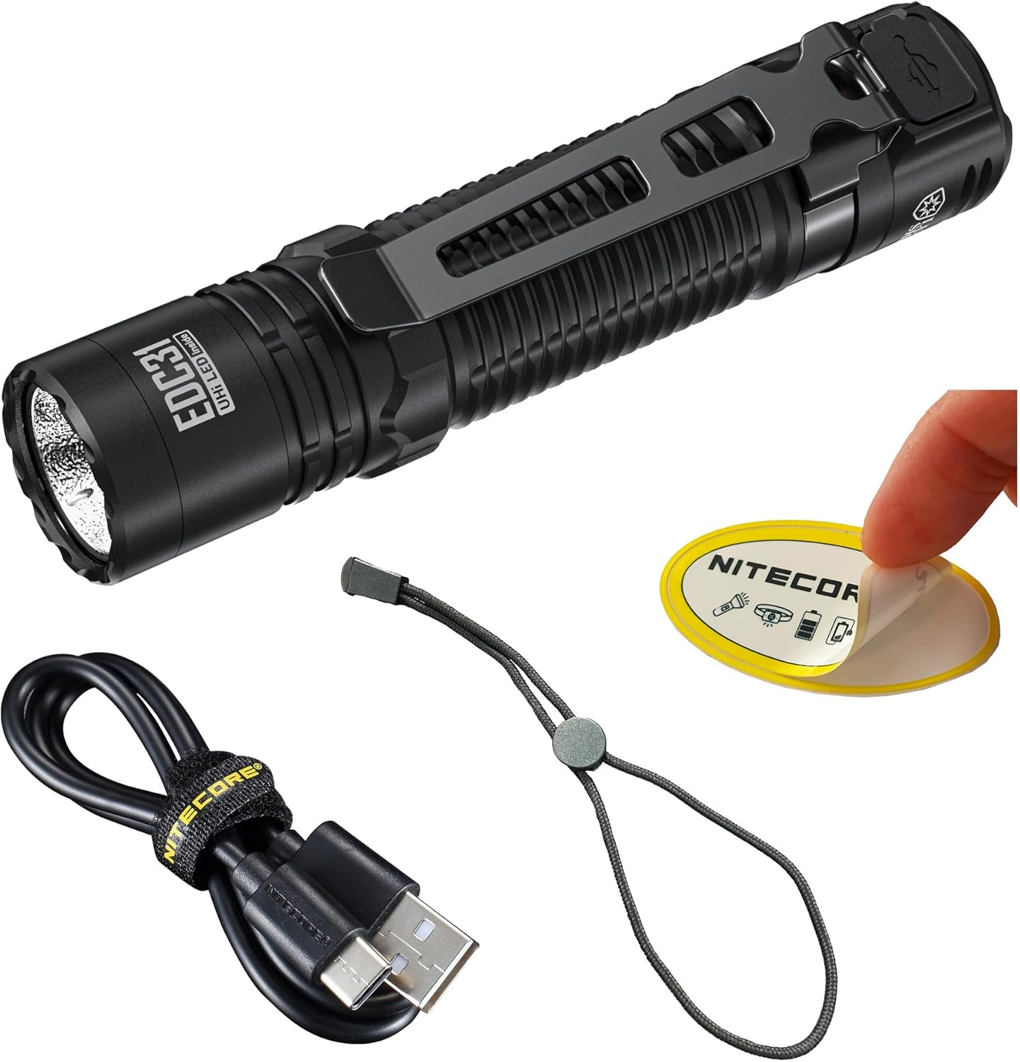 Nitecore EDC31 Flashlight: 3500 Lumen Compact Powerhouse