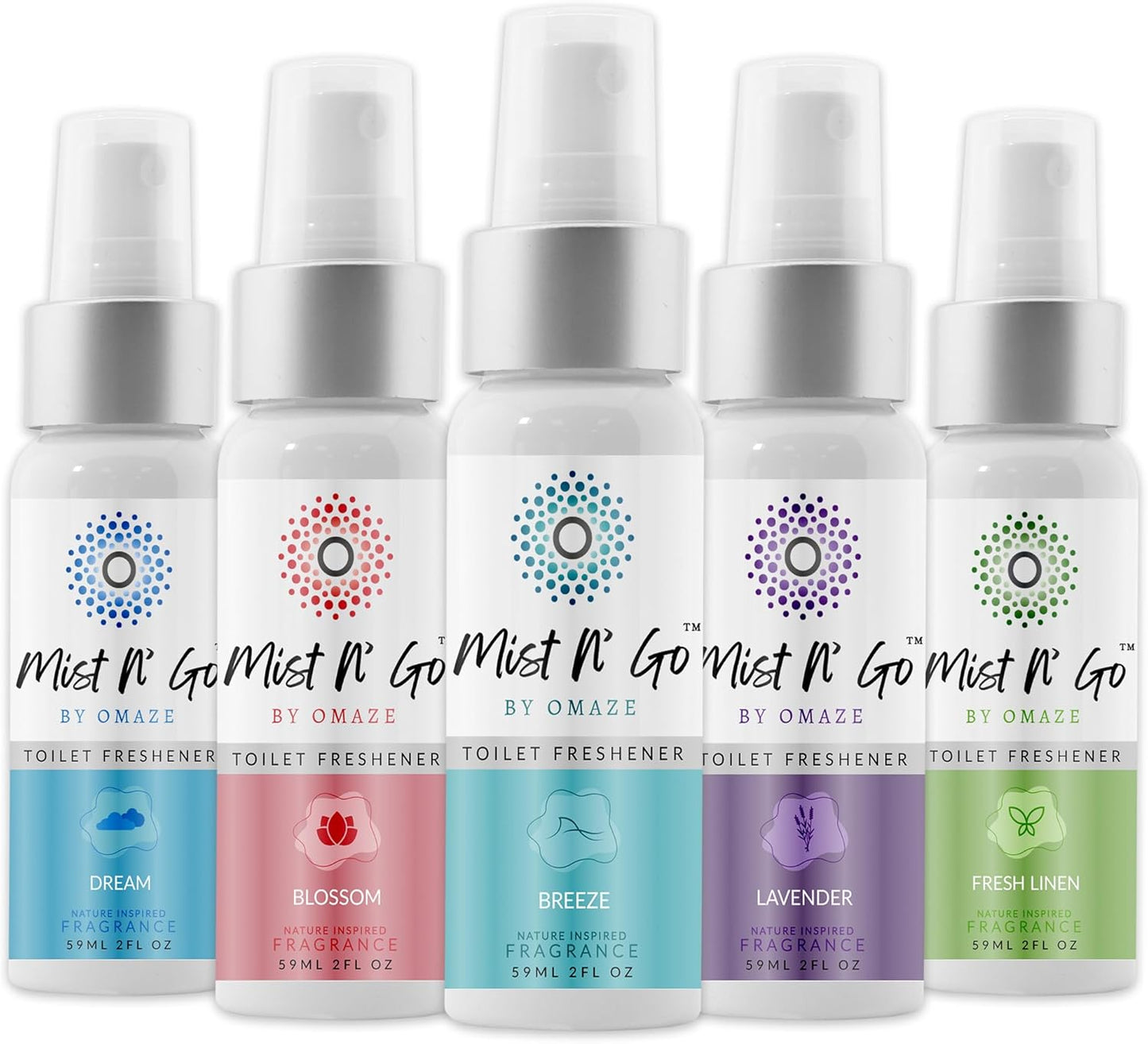 Mist N' Go Travel Toilet Odor Eliminator - Freshness Anywhere