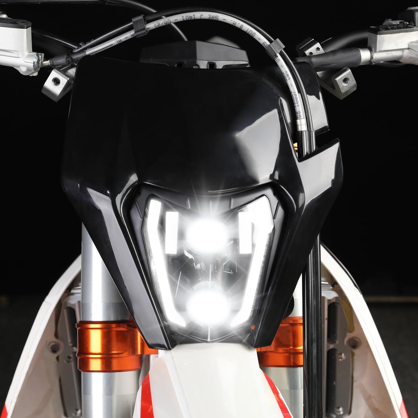 CHANGCHENG Dirt Bike Headlight LED Kit with Turn Signals