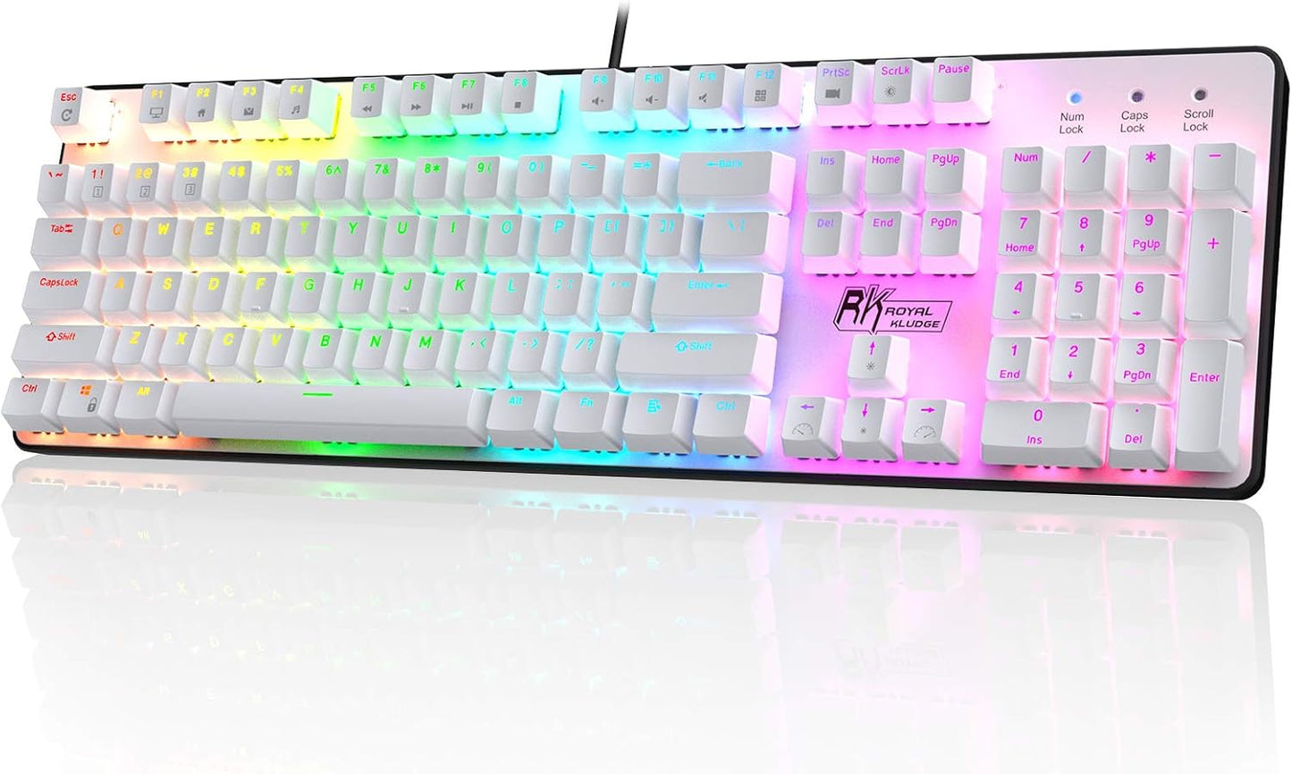 RK ROYAL KLUDGE RK920 Mechanical Keyboard - Tactile Brown Switch