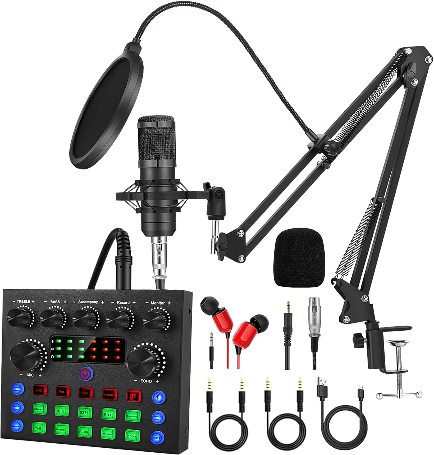 Podcast Equipment Bundle for Streaming, Recording, and Gaming