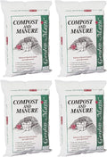 Michigan Peat 4-Pack Compost and Manure Blend - Odor-Free Garden Mix