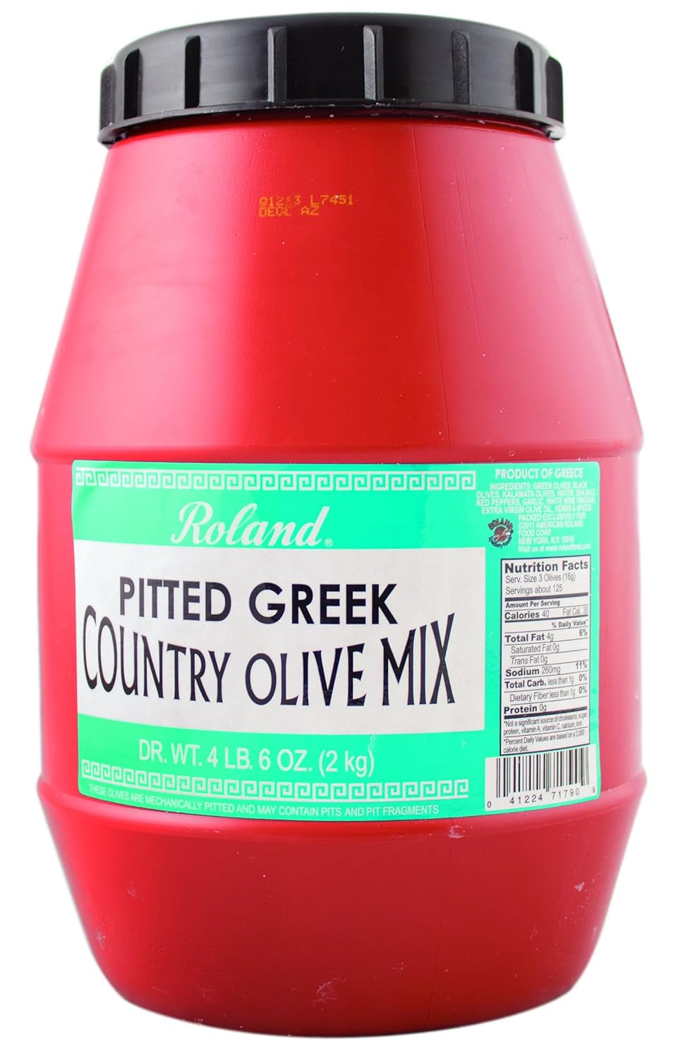Roland Foods Pitted Greek Country Olive Mix for Bold Flavor