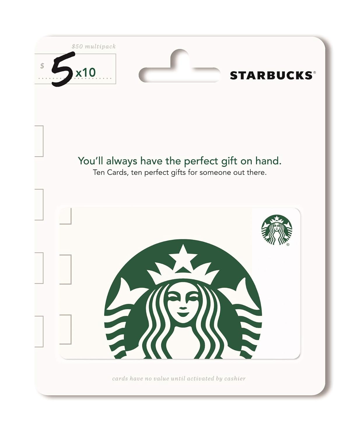 Starbucks Gift Cards 10-Pack for Convenient Prepaid Treats