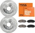 Rear Brake Kit Compatible with 2017-2021 Mazda 3 Sport - Quiet