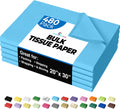 Party Solids Light Blue Tissue Paper 20 in x 30 in - Bulk 480 Sheets