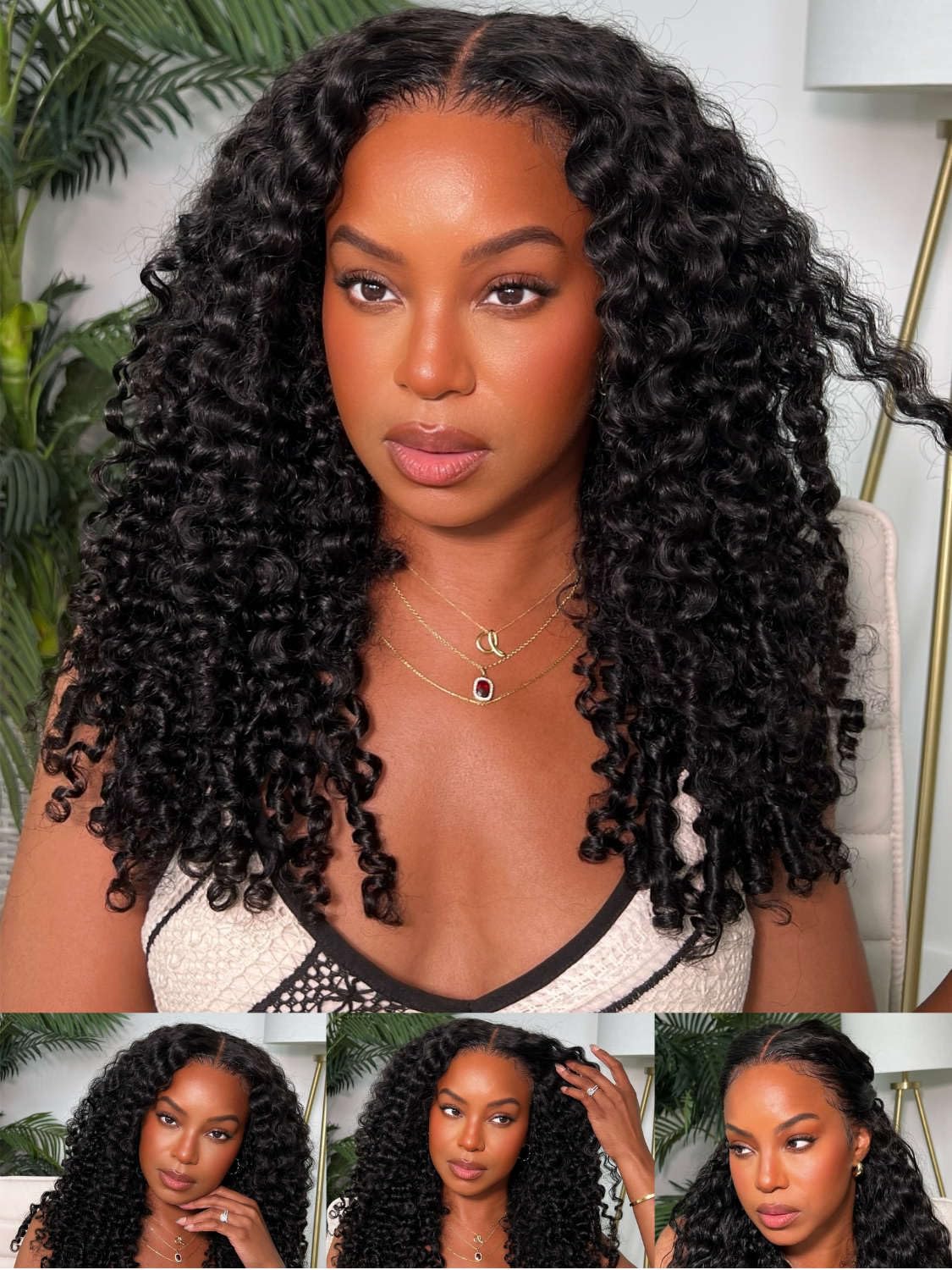 Beauty Forever Bye Bye Knots Water Curly Texture Wig 20in