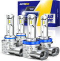 AUTOONE H11 9005 H9 H8 HB3 Light Combo for Off-Road Use