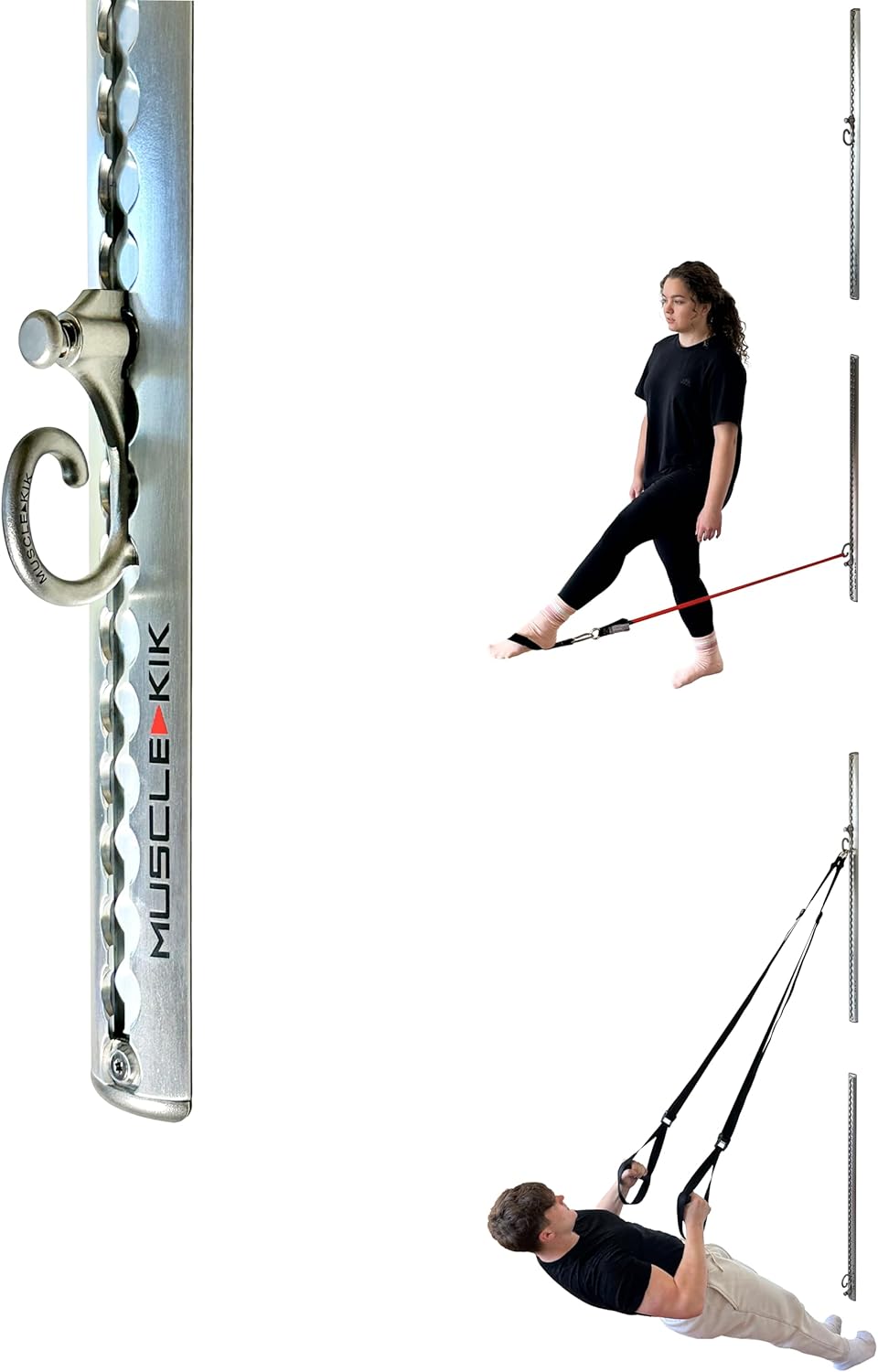Aluminum Wall-Mounted Anchor Fitness System for Home Gym