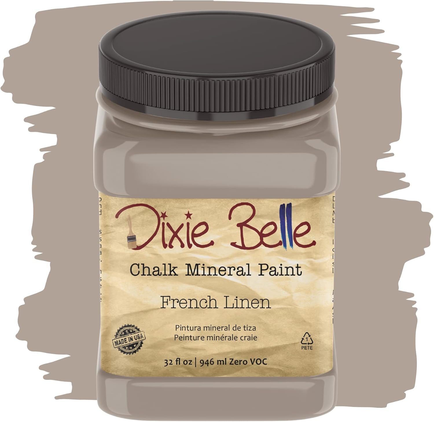 Chalk Finish Furniture Paint French Linen by Dixie Belle 32oz