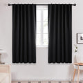 Deconovo Back Tab and Rod Pocket Blackout Curtains - Sleep-Ready