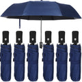 Travel Compact Umbrella 6-Pack - Automatic Windproof Foldable Set