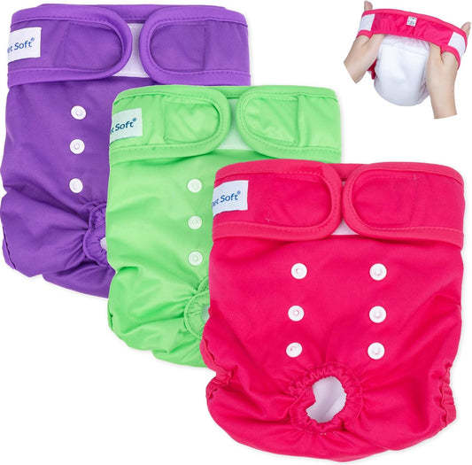 Classy XS Washable Dog Diapers - Stay Comfortable!