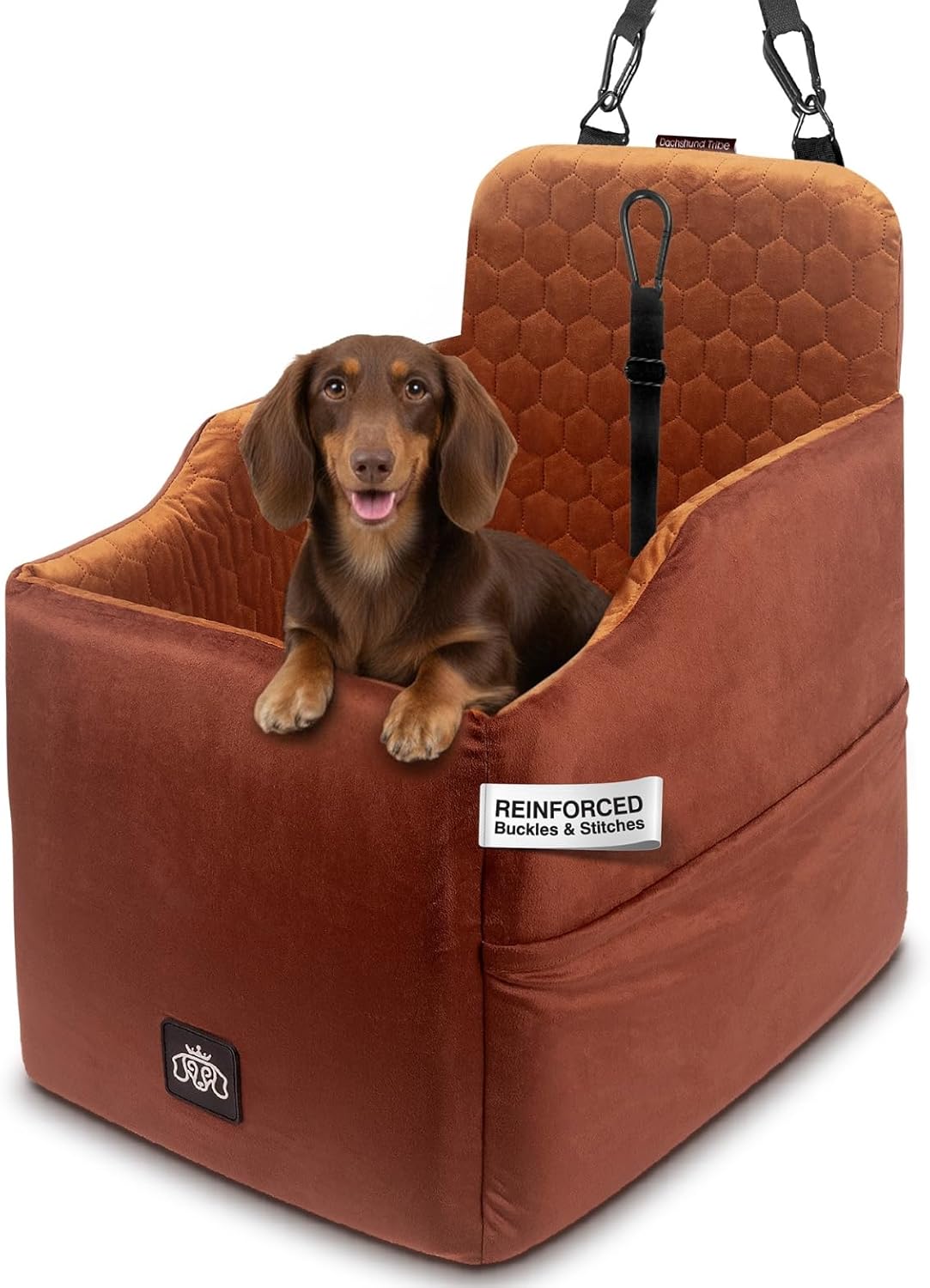 Dog Car Seat for Small Dogs - Safety Booster Bed for Travel