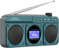 Small Digital FM Radio Bluetooth Speaker - Portable Rechargeable MP3