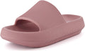 CUSHIONAIRE Feather Slides Comfortable Cloud Cushion Slides - All-Day