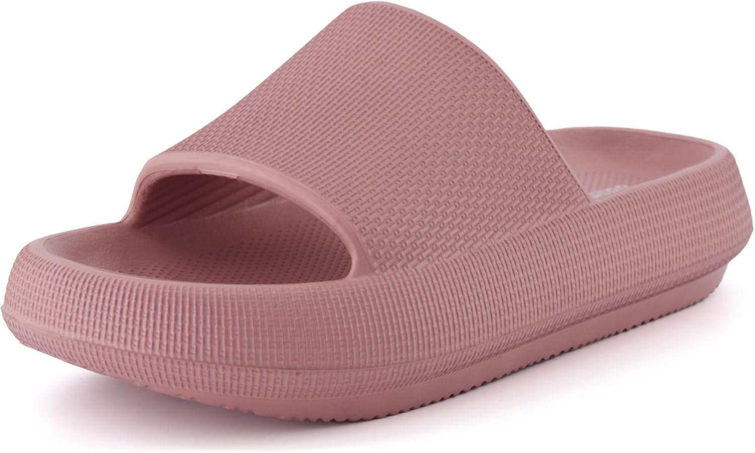 CUSHIONAIRE Feather Slides: Cloud Cushion House Slippers for Women