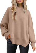 LILLUSORY Oversized Batwing Sweater - Cozy Fall Knit Tunic Sweaters