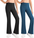 Stelle Girl's Flare Leggings High Waisted Yoga Pants (Style SG52)