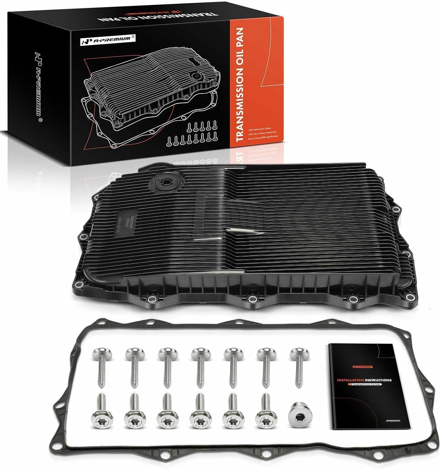 A-Premium Transmission Oil Pan with Gasket for Ram & Jeep