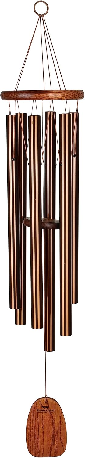 Amazing Grace Wind Chime for Outside - 40in Medium Bronze