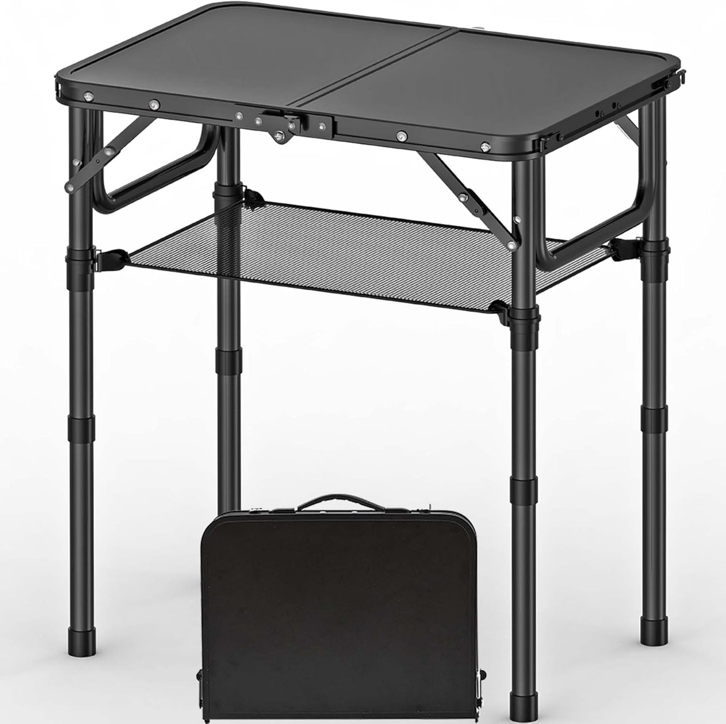 Folding Picnic Table with Storage Net for Outdoor Adventures