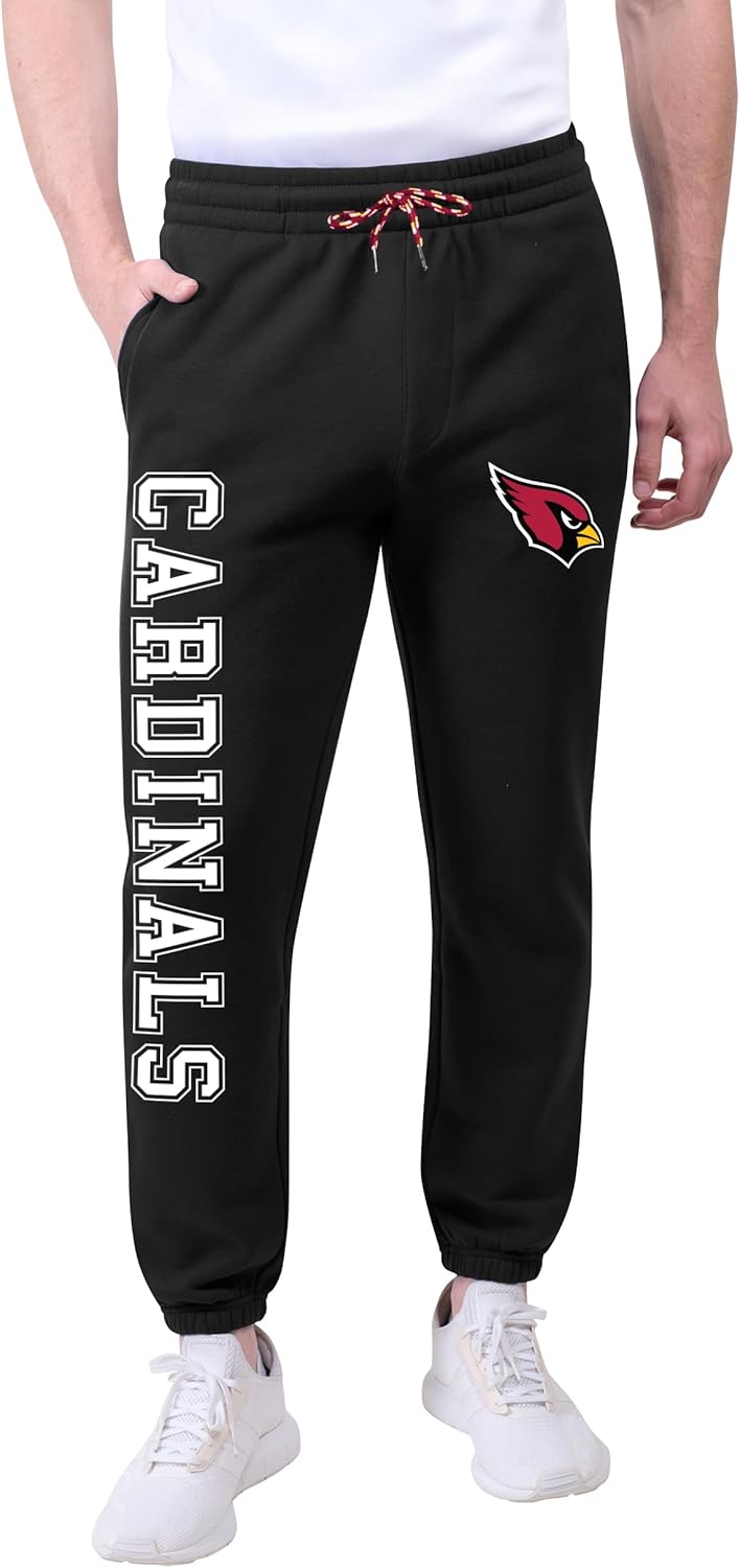 Ultra Game Men's NFL Official Active Fleece Game Day Joggers