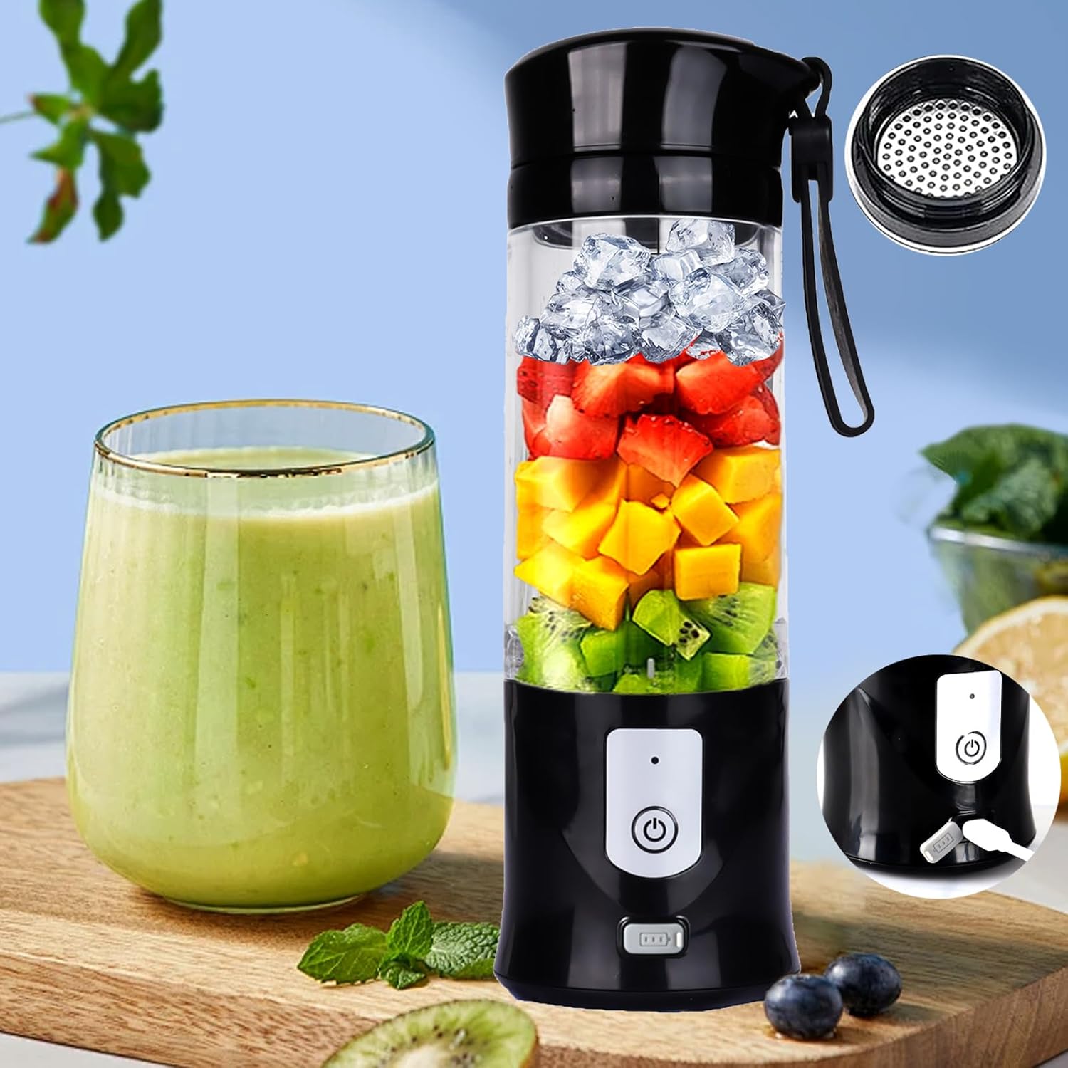 Portable Cordless Juicer - Blend Anywhere!