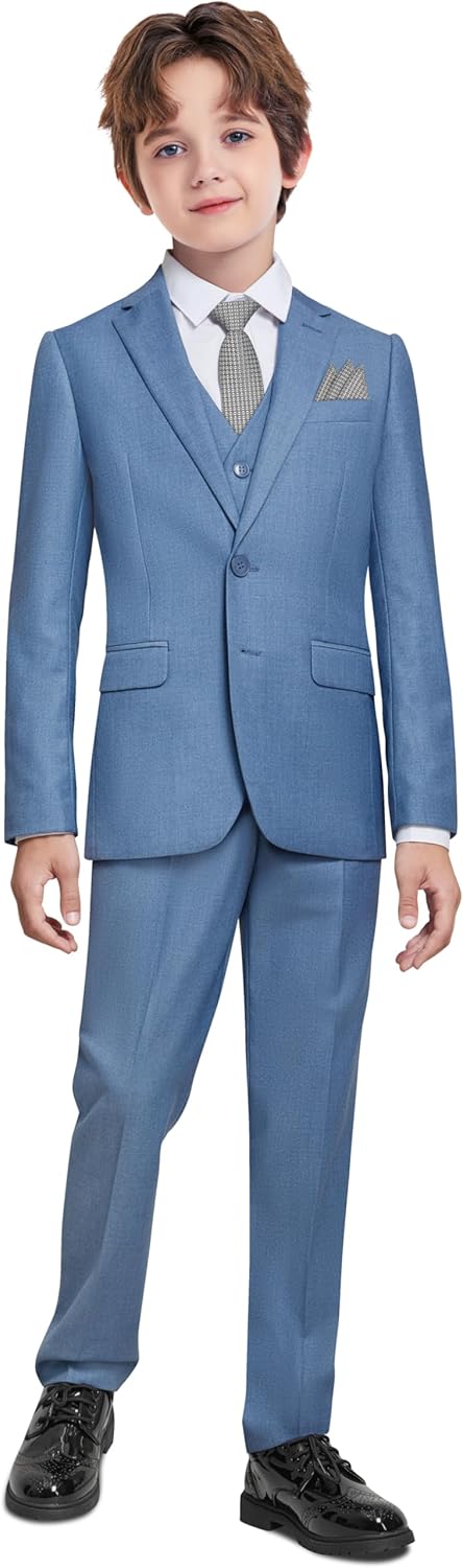 Boys Slim Fit Suits Set for Dresswear and Special Occasions