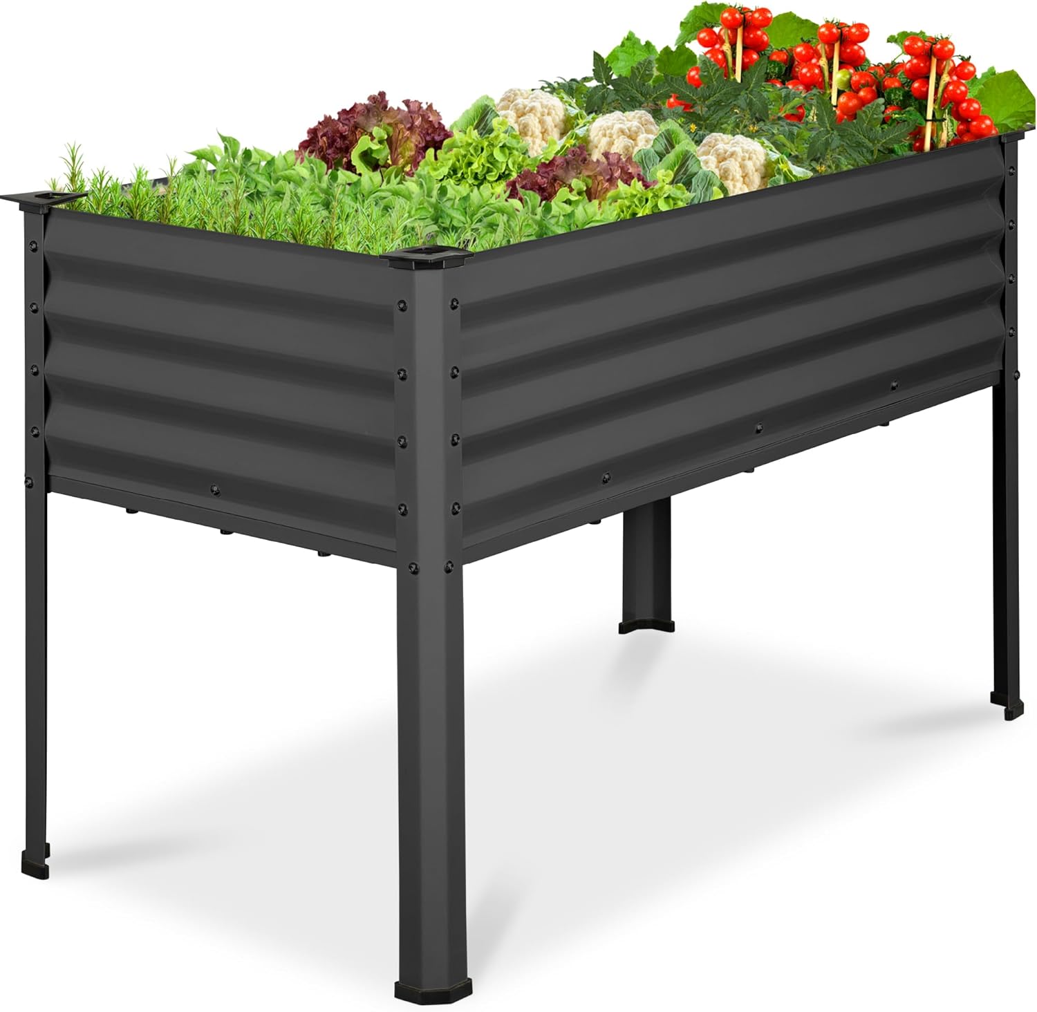 Galvanized Raised Garden Bed for Comfortable Gardening Experience