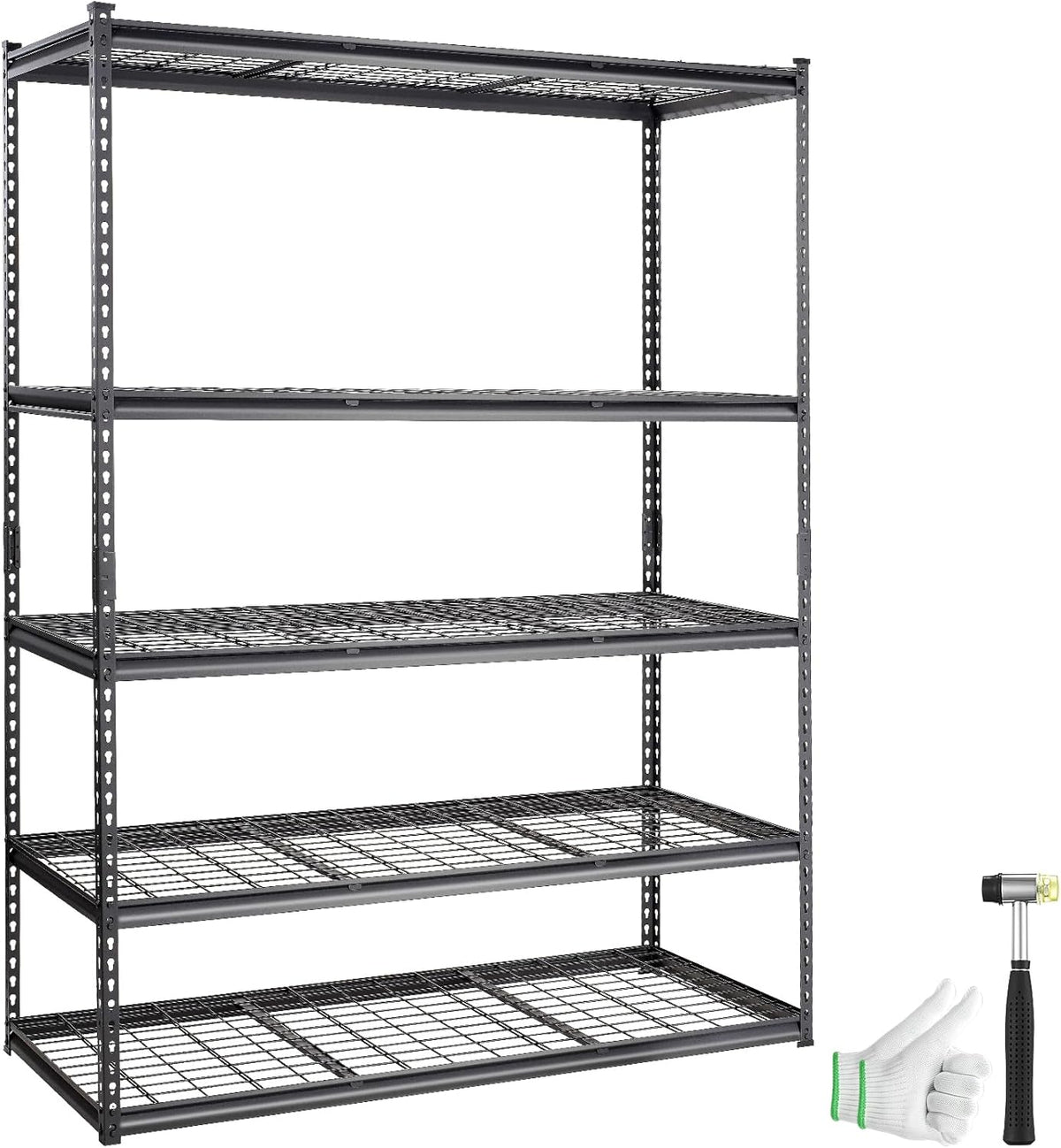 VEVOR Storage Shelving Unit - Heavy Duty 5-Tier Organizer Rack