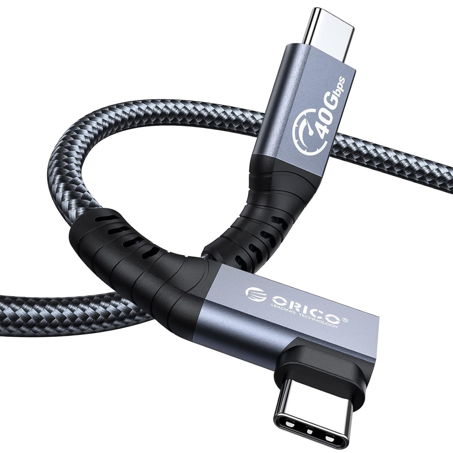 ORICO Thunderbolt 4 Right Angle Cable 6.56Ft for Fast Charging