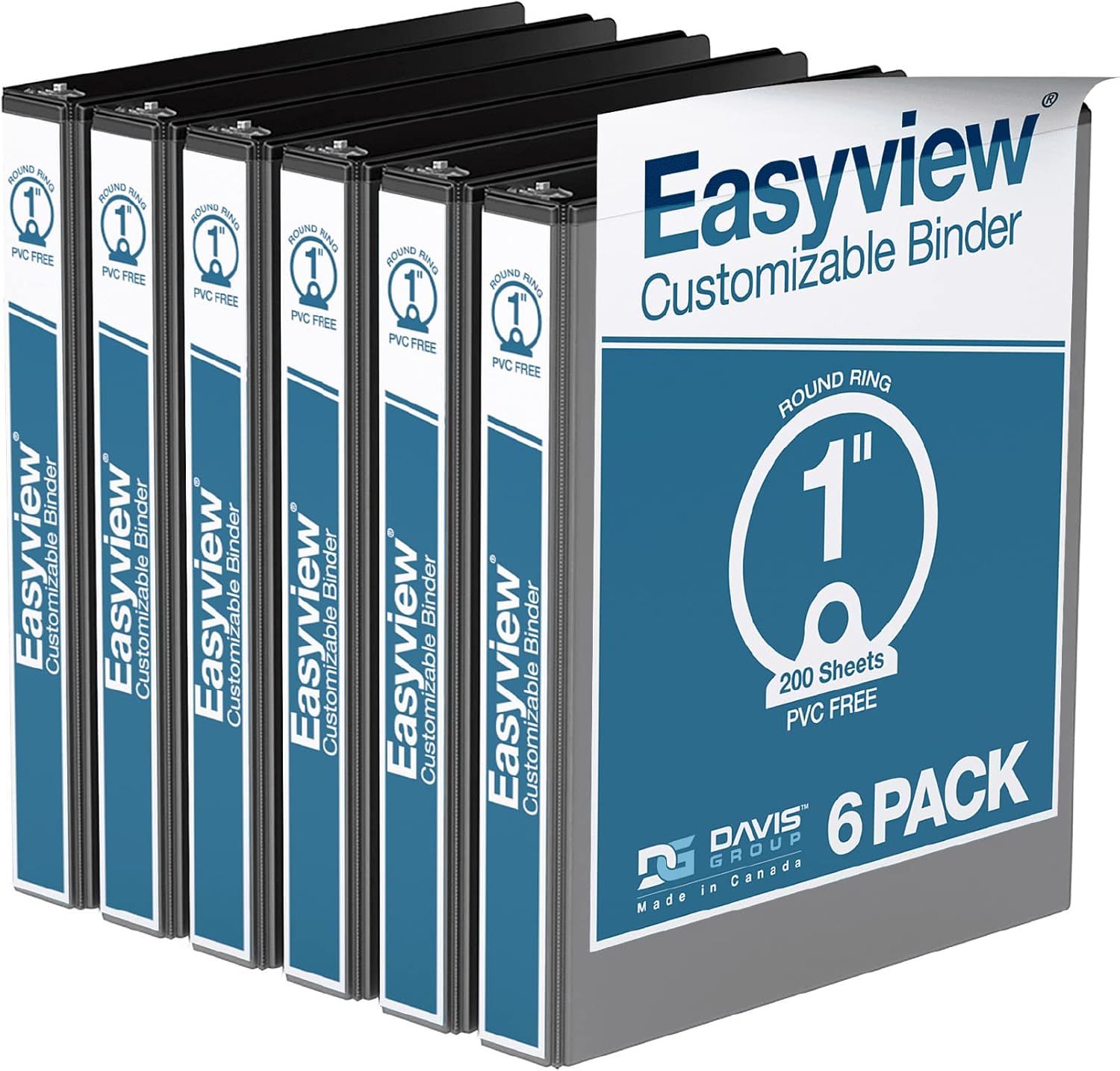 Easyview Premium 3-Ring Binders for School or Office Use