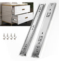 Full Extension Drawer Slides 10 in 5 Pairs - 100lb Capacity Smooth