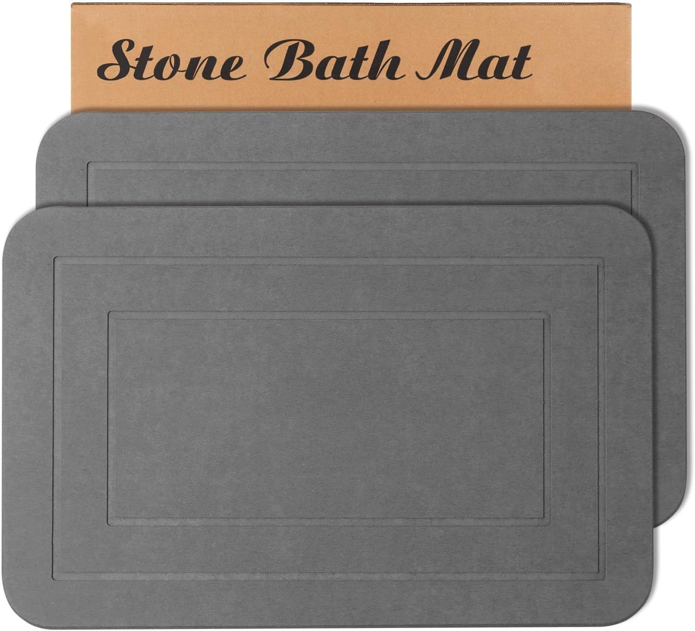 Diatomaceous Earth Bath Mat Set - Quick Drying & Non-Slip