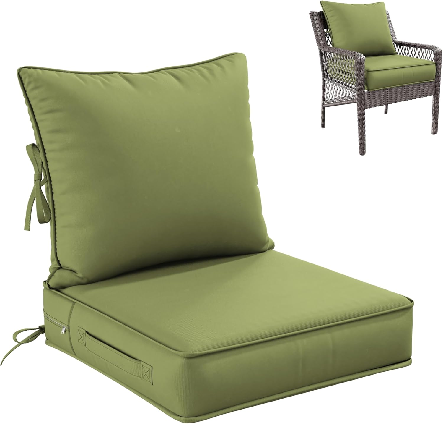 Premium Outdoor Seat Cushion Set for Patio Furniture Comfort