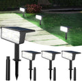 T-SUN Solar Spot Lights Outdoor 4 Pack for Yard and Garden