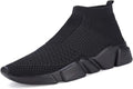 Breathable Knit Slip On Mens Walking Shoes - Lightweight Fit