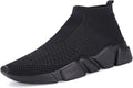 Mens Walking Knit Slip On Sneakers - Lightweight Athletic Shoes